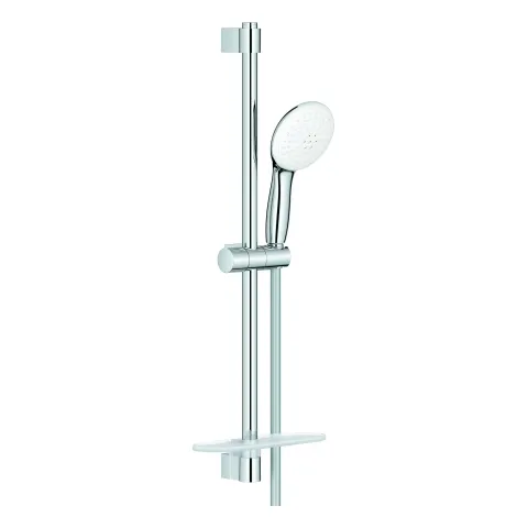Brausestangenset Tempesta 110 26638_3, 600mm, 2 Strahlarten: Rain/Jet, Brauseschlauch Relexaflex 1.750mm, Ablage, Water Saving, maximaler Durchfluss (bei 3 bar): 8.5 l/min, chrom Brausestangenset Tempesta 110 26638_3, 600mm, 2 Strahlarten: Rain/Jet, Brauseschlauch Relexaflex 1.750mm, Ablage, Water Saving, maximaler Durchfluss (bei 3 bar): 8.5 l/min, chrom