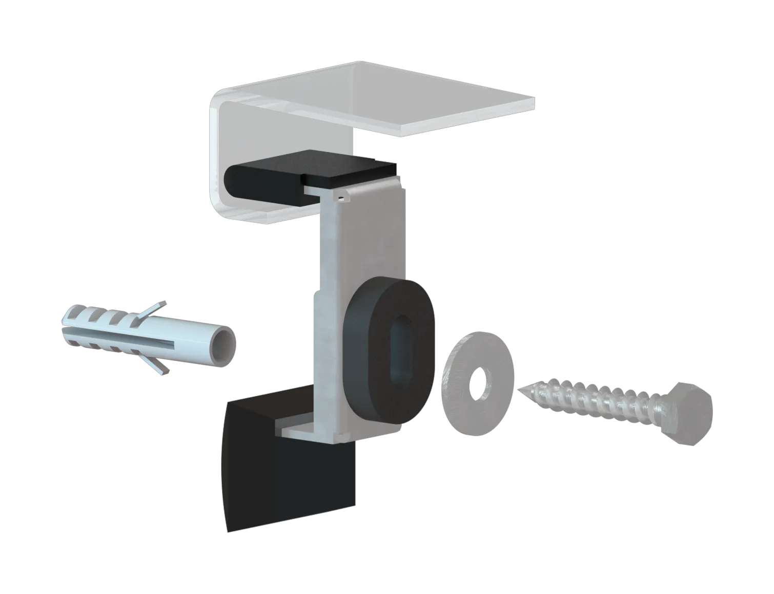 Wannenanker für Bade- und Duschwannen (2 Stück) Wannenanker für Bade- und Duschwannen (2 Stück)