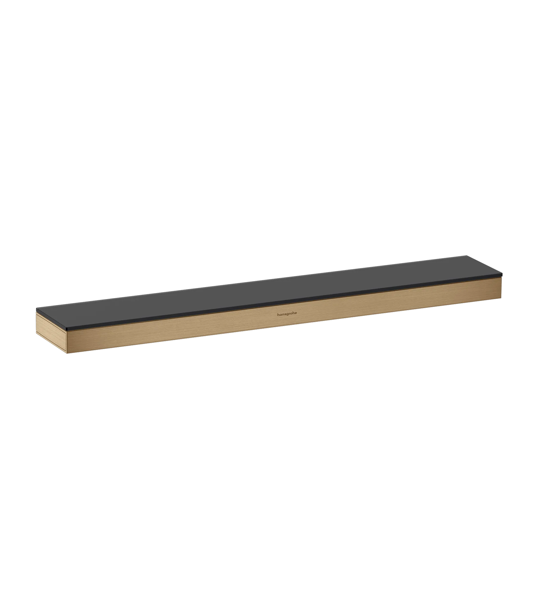 Hansgrohe Rainfinity Ablage 500 mm Brushed Bronze Wandmontage mit Sicherheitsglas und verdeckter Befestigung Hansgrohe Rainfinity Ablage 500 mm Brushed Bronze Wandmontage mit Sicherheitsglas und verdeckter Befestigung