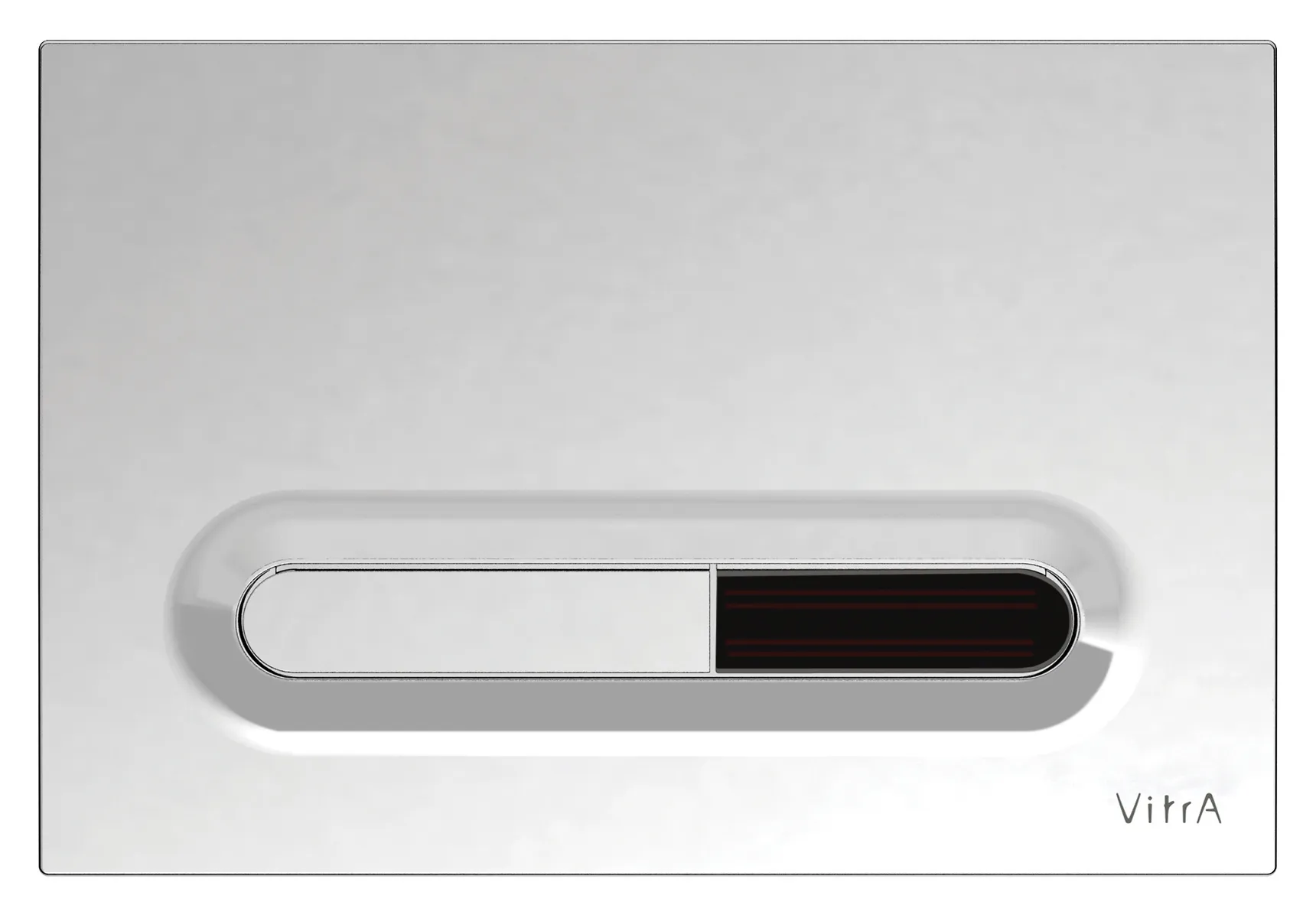 Loop T WC-Betätigungsplatte Touch-Free für 2?Mengen?Spülung Chrom Matt