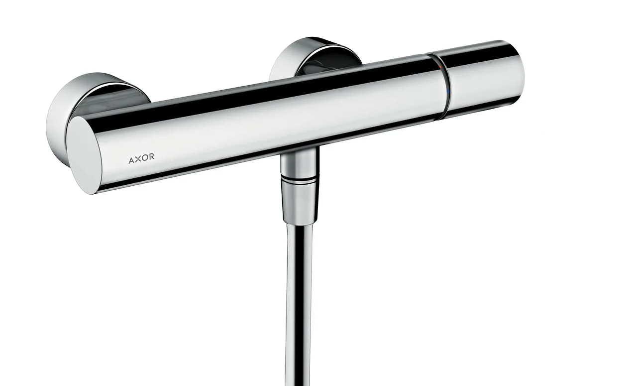 Hansgrohe AXOR Uno Einhebel-Brausemischer Aufputz mit Zerogriff Chrom, 150 ± 16 mm Stichmaß, max. Durchflussmenge 15 l/min bei 3 bar Hansgrohe AXOR Uno Einhebel-Brausemischer Aufputz mit Zerogriff Chrom, 150 ± 16 mm Stichmaß, max. Durchflussmenge 15 l/min bei 3 bar