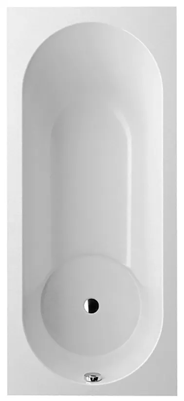 Villeroy & Boch Badewanne „Libra“ rechteck 170 × 75 cm, Fußablauf