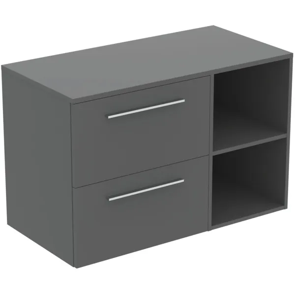 Ideal Standard i.life B 100cm Möbel-Set mit 2 Auszügen und 2 offenen Fächern