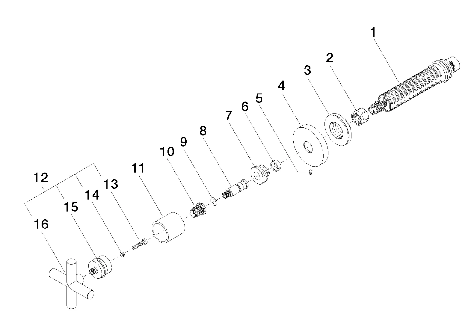 Unterputzventil rechtsschließend TARA Chrom 36608892 Unterputzventil rechtsschließend TARA Chrom 36608892
