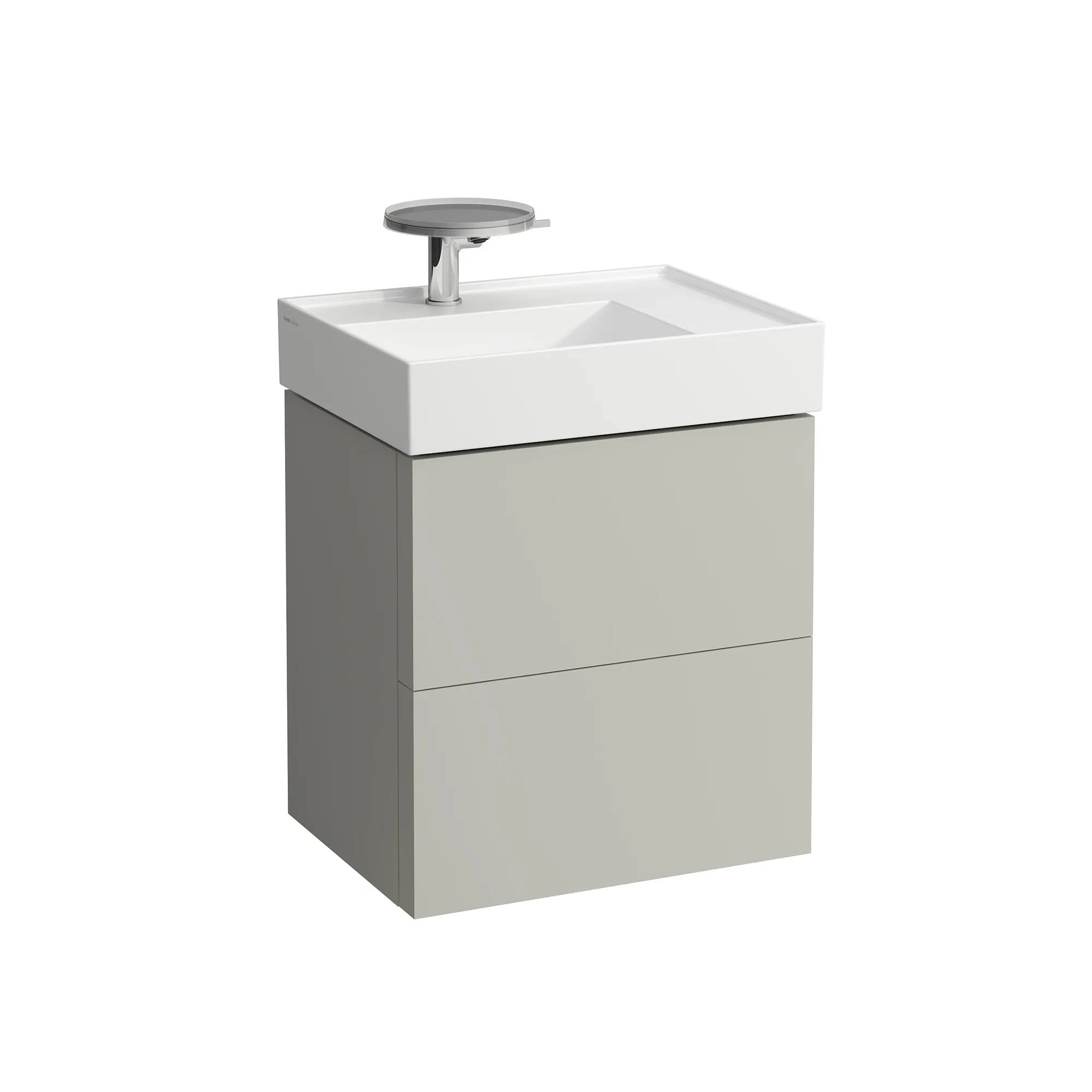 Laufen Waschtischunterbau „Kartell“ 450 × 600 × 580 mm Kieselgrau Laufen Waschtischunterbau „Kartell“ 450 × 600 × 580 mm Kieselgrau