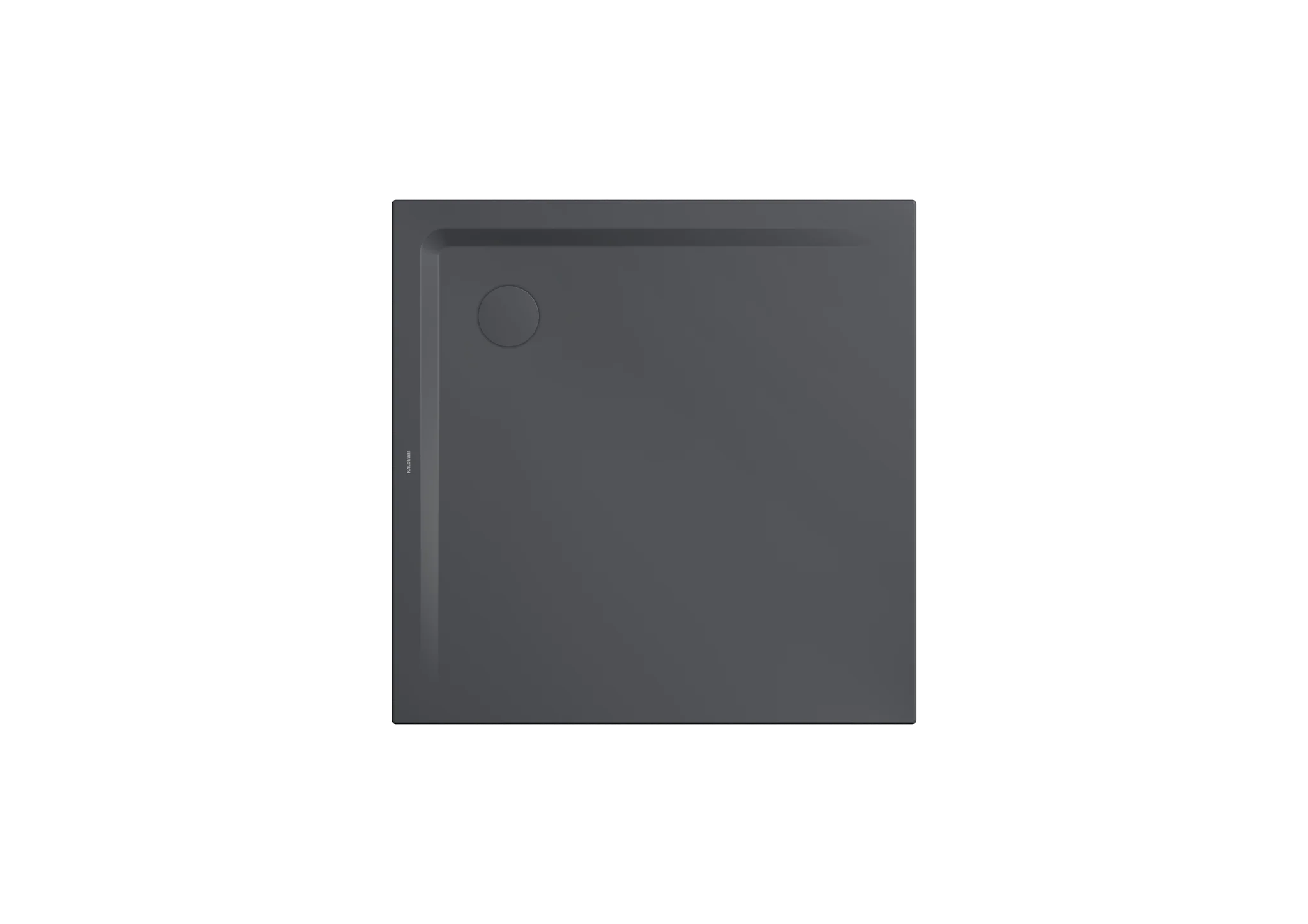 Kaldewei SUPERPLAN Duschfläche mit Wannenträger, 1000x1000x25 mm, cool grey 80, Eckablauf, bodengleich, MADE IN GERMANY Kaldewei SUPERPLAN Duschfläche mit Wannenträger, 1000x1000x25 mm, cool grey 80, Eckablauf, bodengleich, MADE IN GERMANY