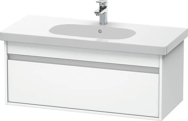Duravit Waschtischunterschrank wandhängend „Ketho“ 100 × 41 × 45,5 cm Weiß Matt