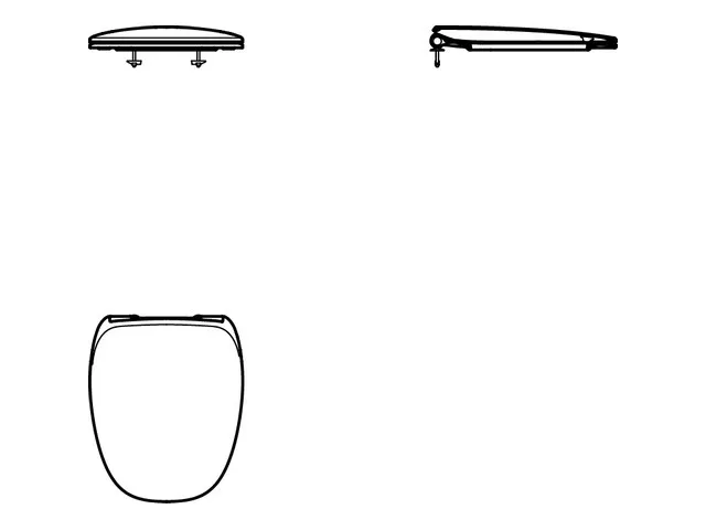 Ideal Standard Scharnier Ventuno für WC-Sitz - T2960BJ Ideal Standard Scharnier Ventuno für WC-Sitz - T2960BJ