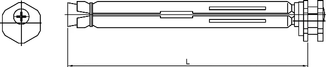 Zubehör Spannbohrkonsole BKE Länge160 verzinkt, Kunststoff weiß