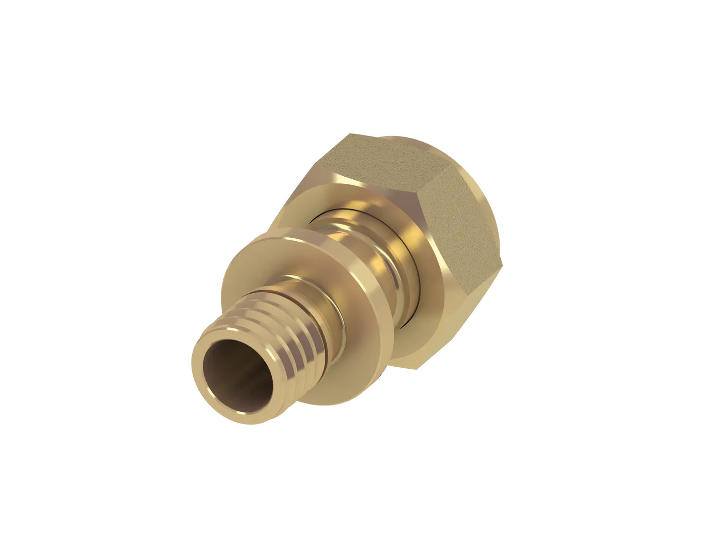 TECEflex Verschraubung, flachdichtend Dimension 32 × 1 1/4", Siliziumbronze
