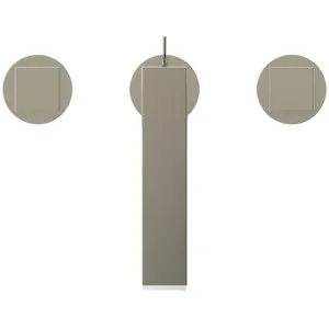 3-Loch-Waschtischarmatur Extra Ausladung 140mm mit Ablaufgarnitur Brushed Gold 3-Loch-Waschtischarmatur Extra Ausladung 140mm mit Ablaufgarnitur Brushed Gold