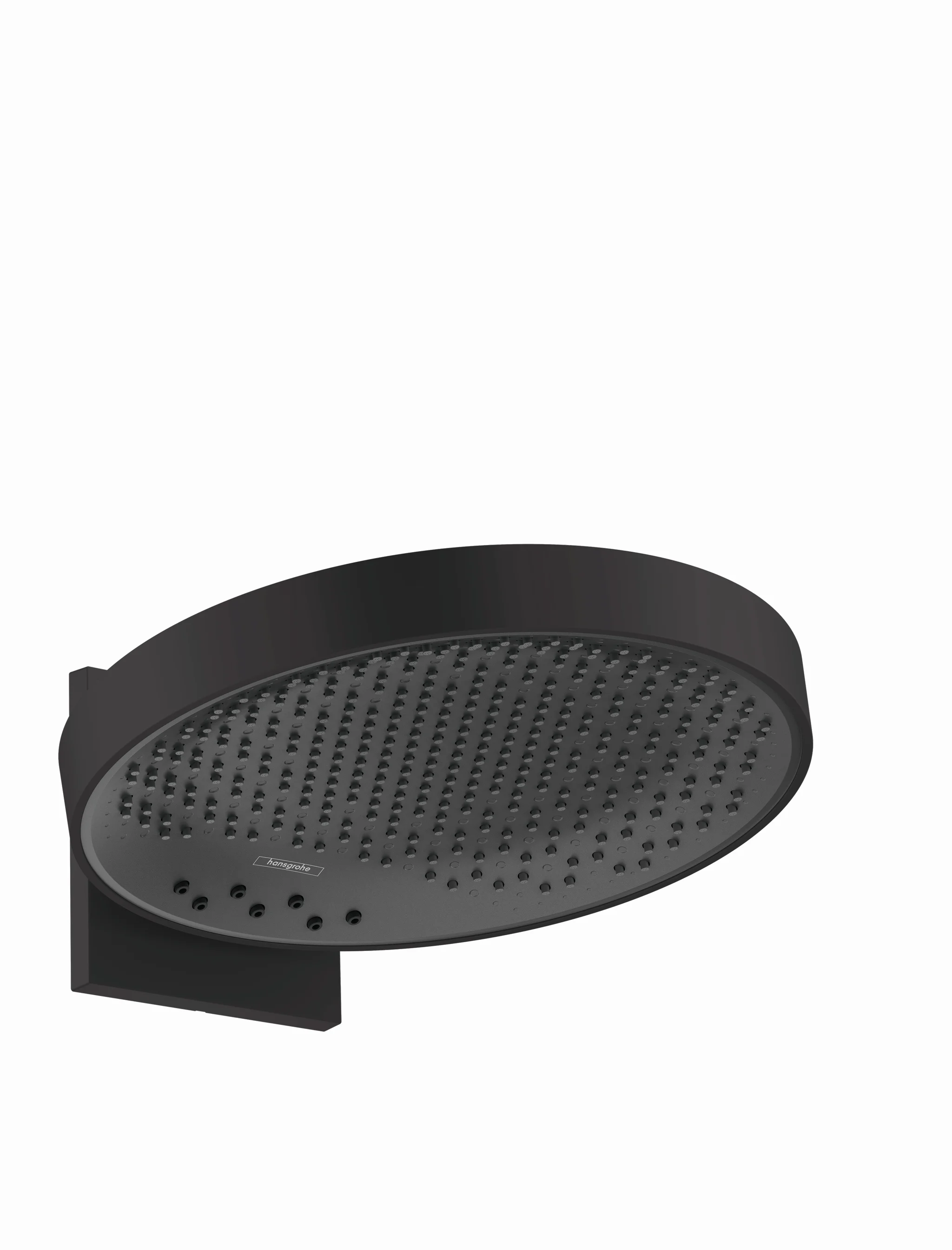 Hansgrohe Rainfinity Kopfbrause 360° 3jet, mattschwarz, 381 mm Ausladung, DN15 Wandanschluss