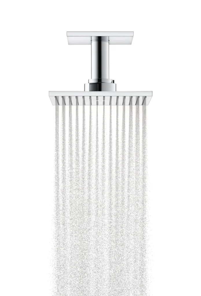 Hansgrohe AXOR ShowerSolutions Kopfbrause 250x250 mm, 1 Strahl, PowderRain, Chrom, Deckenmontage, DN15