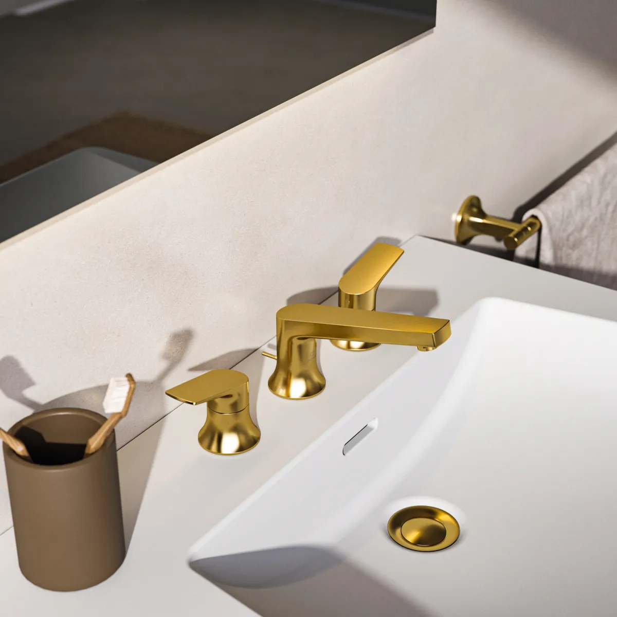 Handtuchhalter La Dolce Vita 675 mm Brushed Gold Handtuchhalter La Dolce Vita 675 mm Brushed Gold