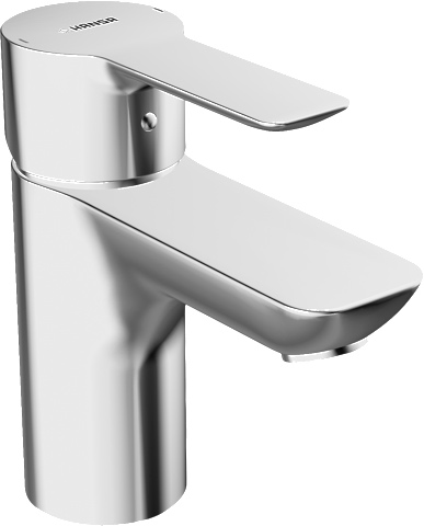 Einhand-Waschtischarmatur „Ligna“ Ausladung 94 mm in Chrom Einhand-Waschtischarmatur „Ligna“ Ausladung 94 mm in Chrom