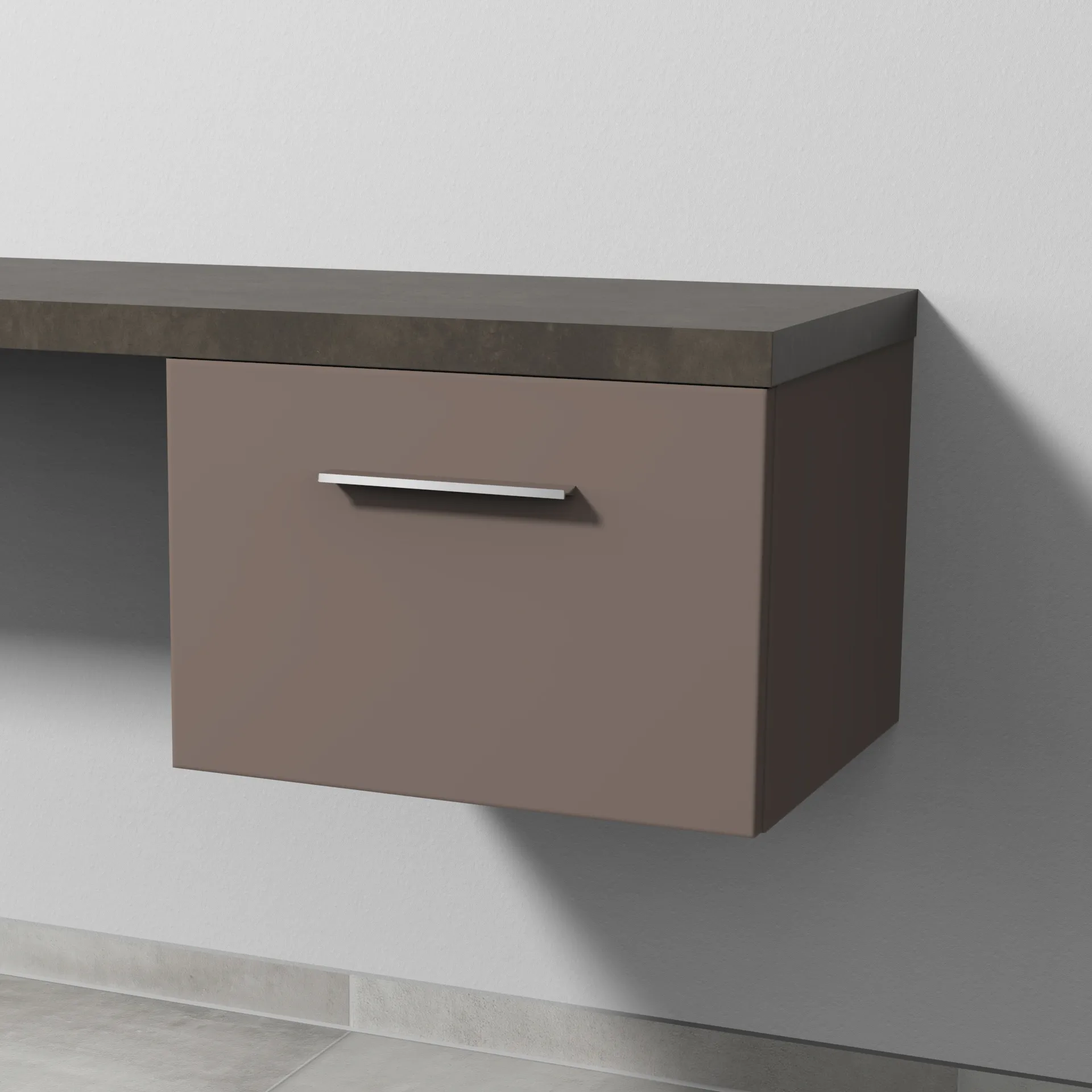 Sanipa Anbauschrank „2morrow“ 500 × 340 × 420 mm in Taupe (matt)