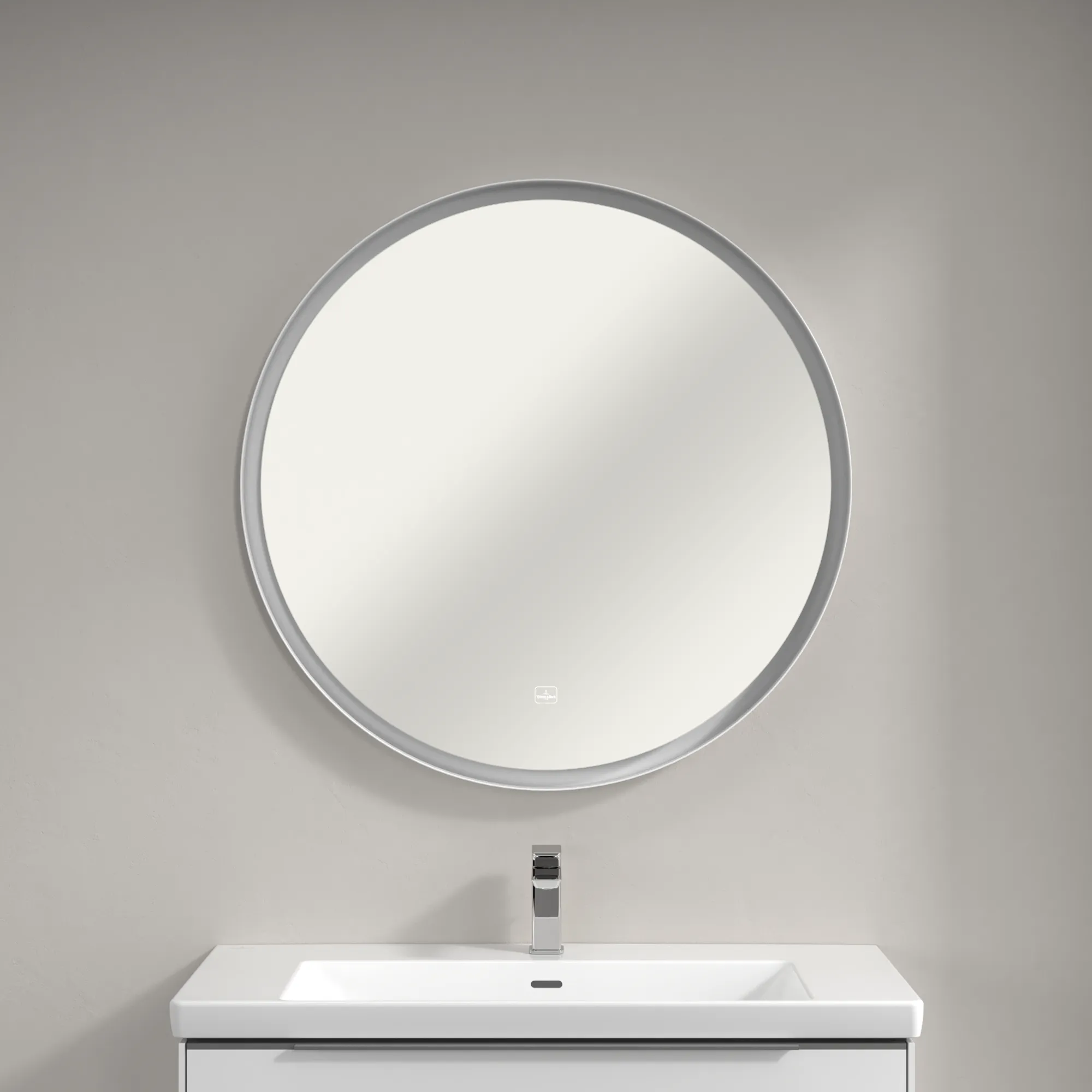 Villeroy & Boch Spiegel „Subway 3.0“ ⌀ 910 mm in White Matt Villeroy & Boch Spiegel „Subway 3.0“ ⌀ 910 mm in White Matt
