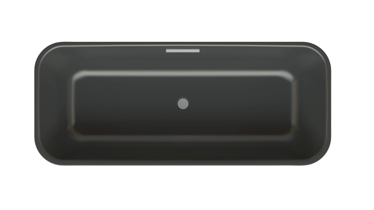 Bette rechteck Badewanne „BetteArt“ 180,5 × 75,5 cm in Ebony