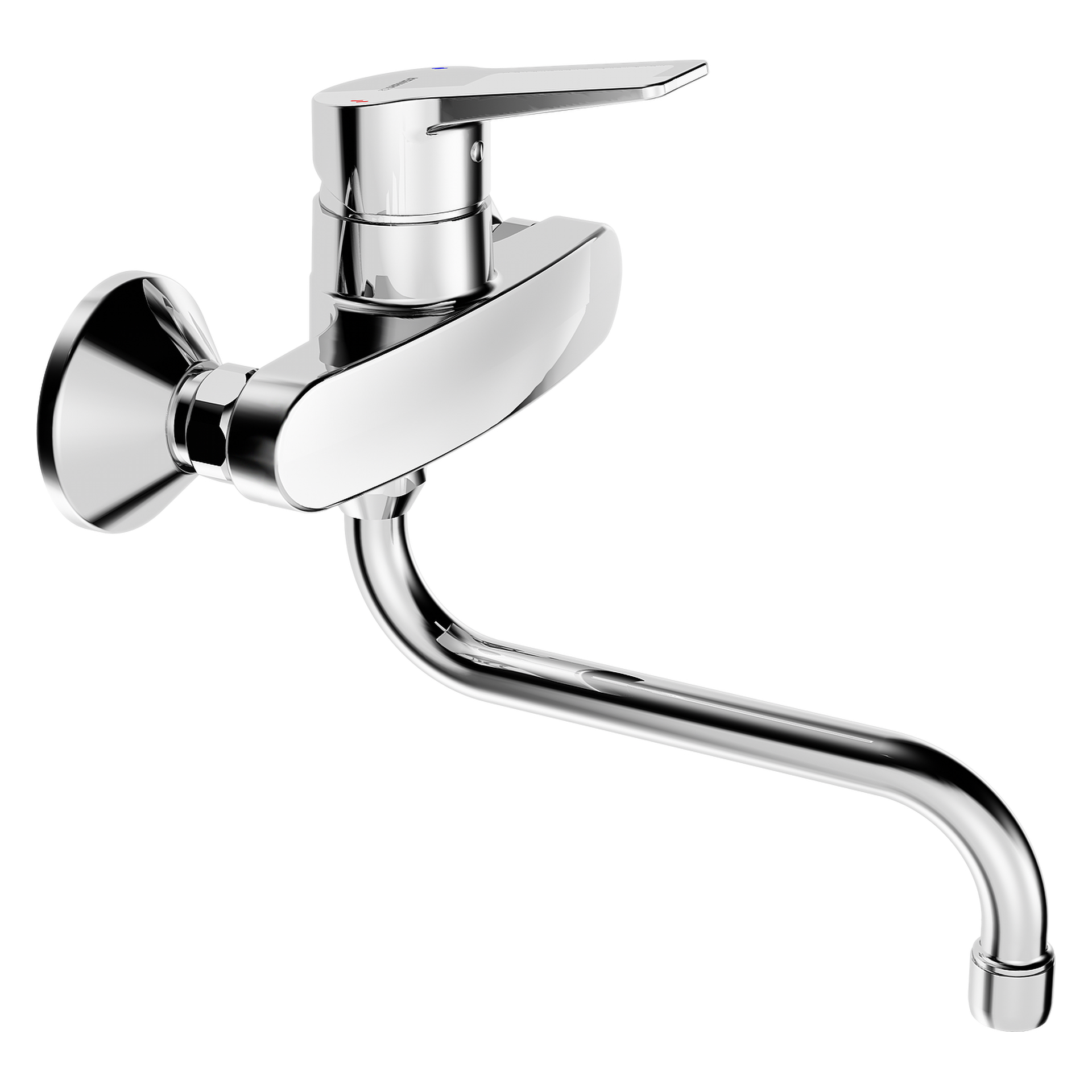 Hansa Einhand-Küchenarmatur „Twist“ Ausladung 232 mm in chrom Hansa Einhand-Küchenarmatur „Twist“ Ausladung 232 mm in chrom