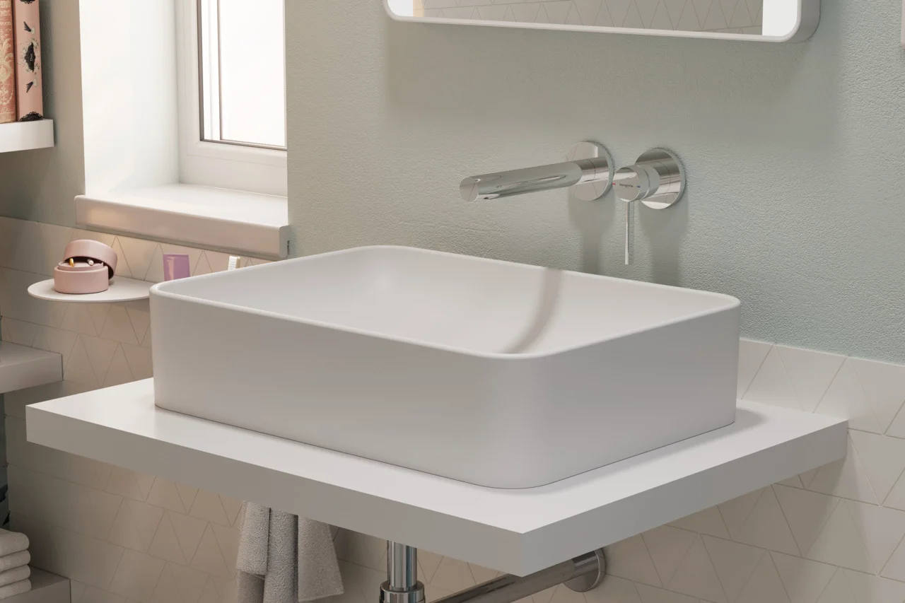 Hansgrohe Zesis S Einhebel-Waschtischmischer Unterputz, Chrom, Ausladung 194 mm, Auslaufhöhe 90 mm Hansgrohe Zesis S Einhebel-Waschtischmischer Unterputz, Chrom, Ausladung 194 mm, Auslaufhöhe 90 mm