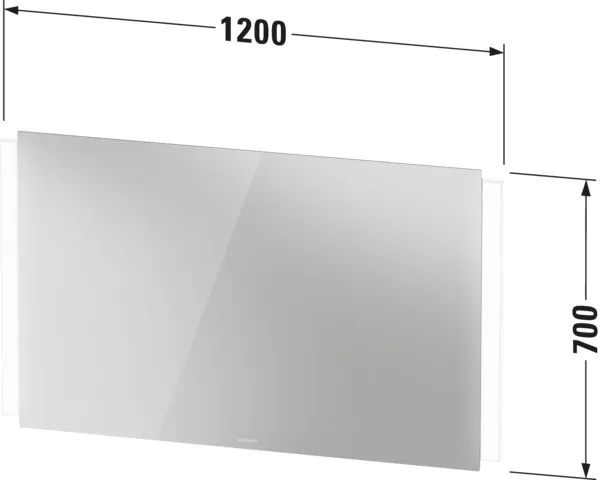 Duravit Spiegel „Ketho.2“ 120 × 70 cm Duravit Spiegel „Ketho.2“ 120 × 70 cm