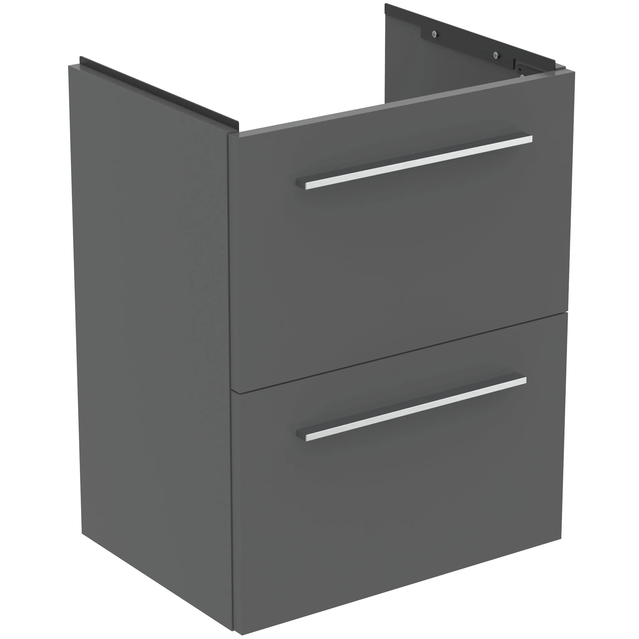 Ideal Standard Waschtischunterschrank „i.lifeS“ 50 × 63 × 37,5 cm Quarzgrau matt