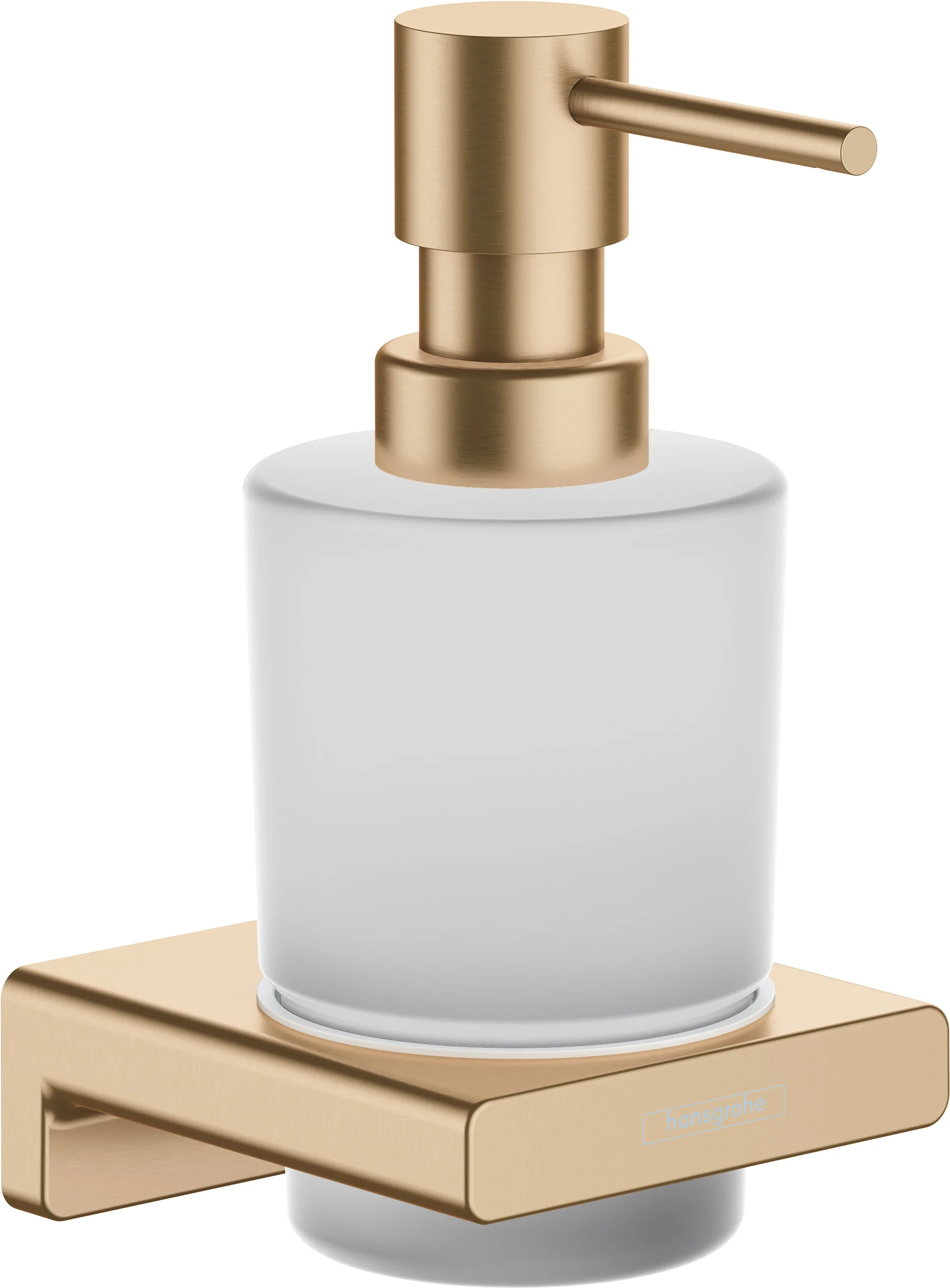 Hansgrohe AddStoris Q Lotionspender Brushed Bronze 200 ml Wandmontage mit Befestigungsmaterial
