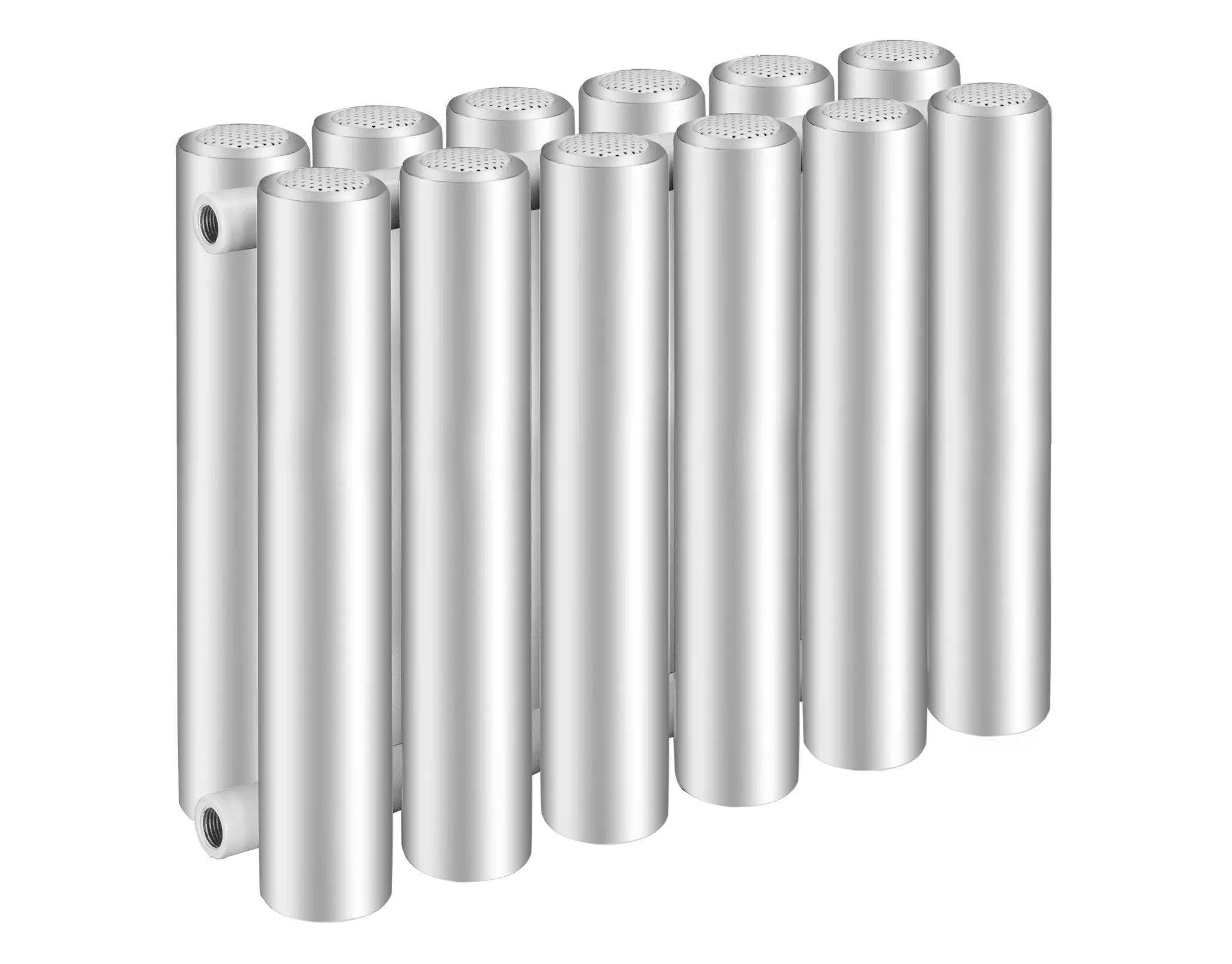 Beispielbild eines Heizkörpers mit 2 x 6 Säulen ASW Hygieneheizkörper zweireihig „Climaster“ C2E 73,5 × 40 cm