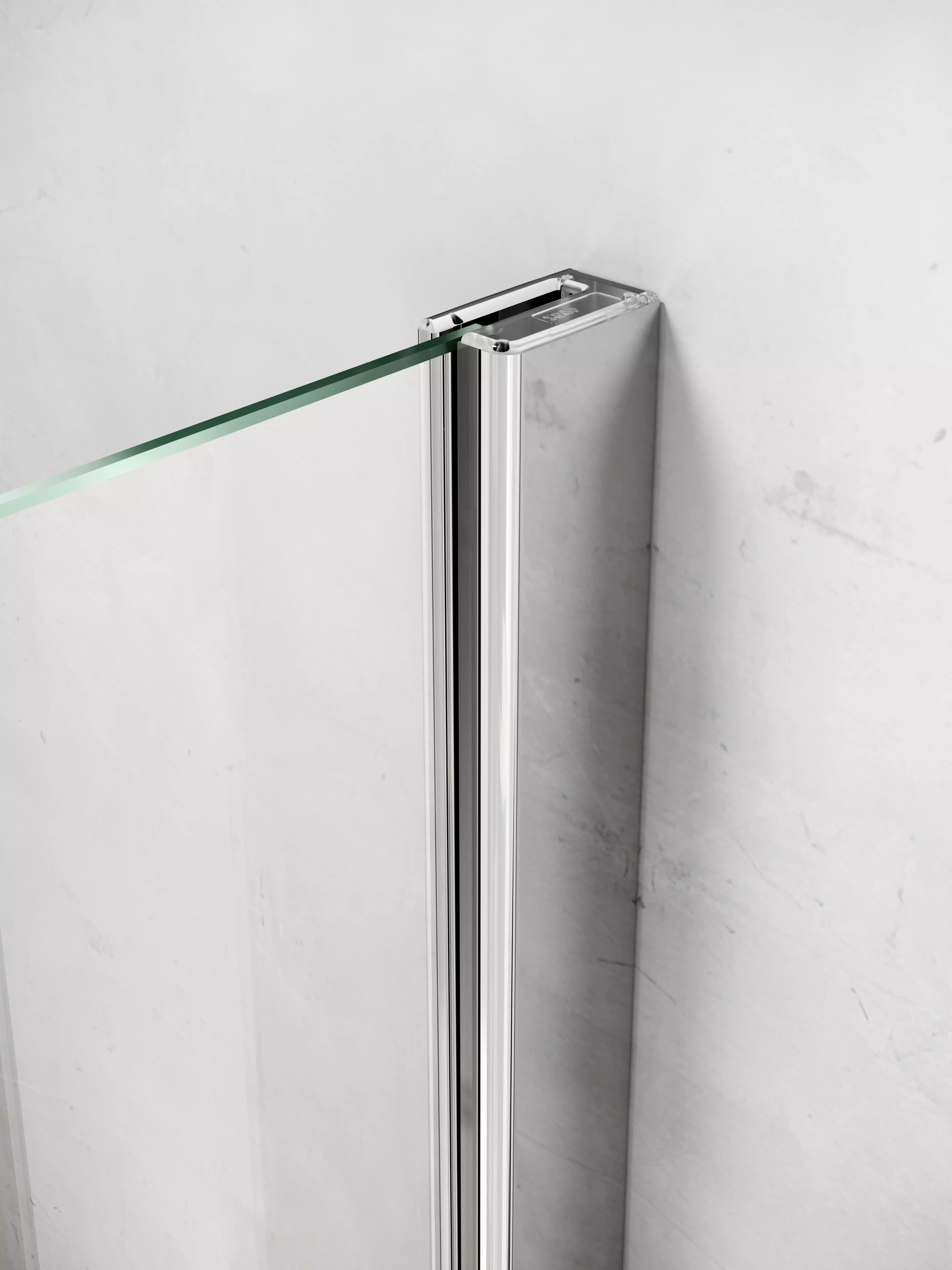 HSK teilgerahmte Seitenwand „Exklusiv 2.0“ 90 × 200 cm Glas Nebel, Profile Chromoptik (Alu Hochglanz poliert) HSK teilgerahmte Seitenwand „Exklusiv 2.0“ 90 × 200 cm Glas Nebel, Profile Chromoptik (Alu Hochglanz poliert)