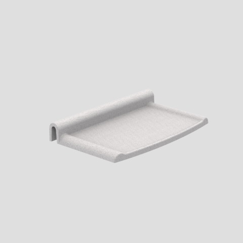 Seifenschale für „multiset“ 17 × 12,7 cm in granit