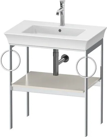 Duravit Konsole „White Tulip“ in Nordic Weiß Seidenmatt
