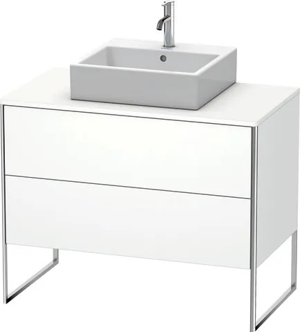 Duravit Waschtischunterschrank bodenstehend „XSquare“ 100 × 77,8 × 54,8 cm Weiß Matt