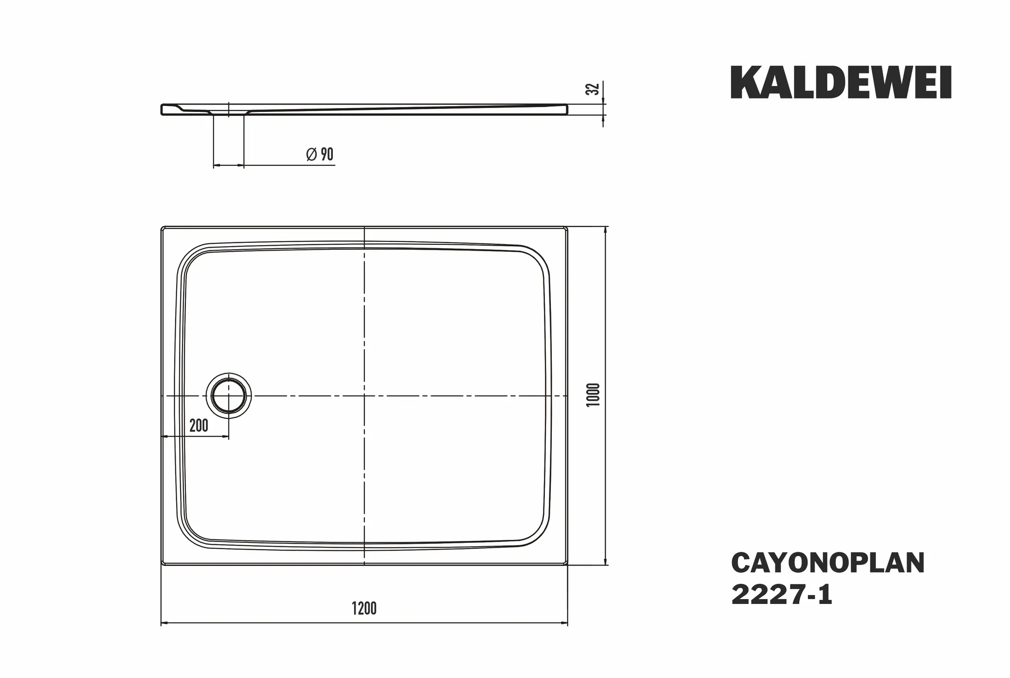Kaldewei rechteck Duschwanne „Cayonoplan“ 1000 × 1200 mm ohne Oberflächenbeschichtung, mit Perl-Effekt, in warm grey 90 Kaldewei rechteck Duschwanne „Cayonoplan“ 1000 × 1200 mm ohne Oberflächenbeschichtung, mit Perl-Effekt, in warm grey 90