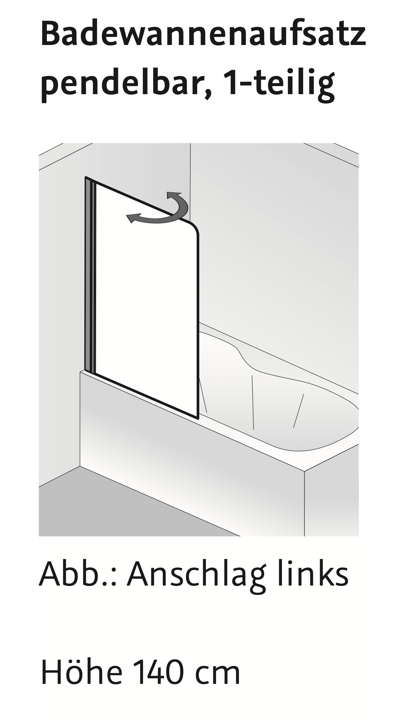 HSK gerahmte Badewannenaufsatz 1-teilig „Favorit Nova“ Glas Linea 01 (80 cm), Profile Chromoptik (Alu Hochglanz poliert) HSK gerahmte Badewannenaufsatz 1-teilig „Favorit Nova“ Glas Linea 01 (80 cm), Profile Chromoptik (Alu Hochglanz poliert)