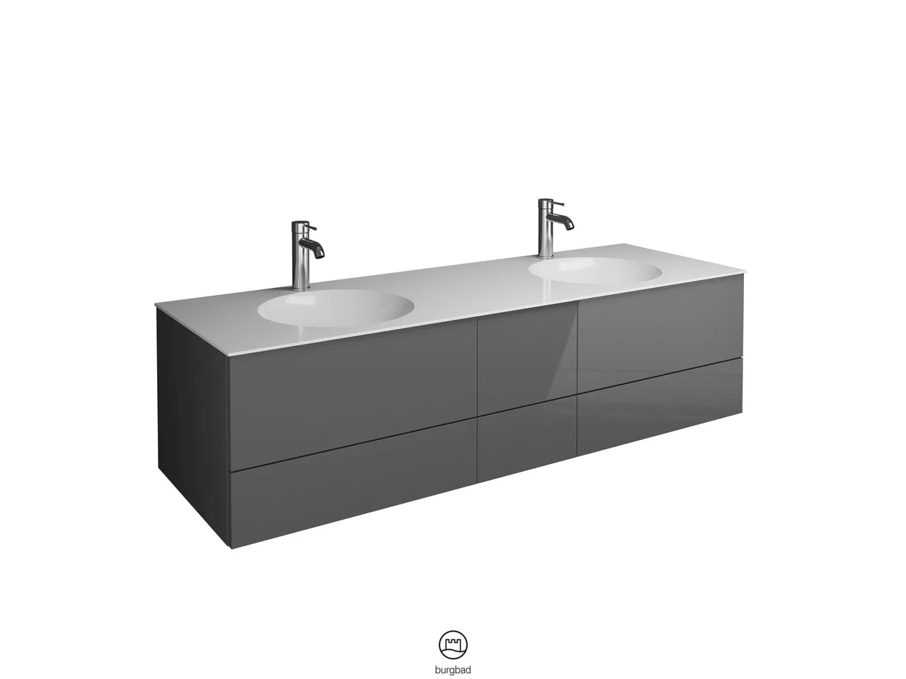 burgbad Badmöbelset „Coco“ in Eiche Tabak burgbad Badmöbelset „Coco“ in Eiche Tabak