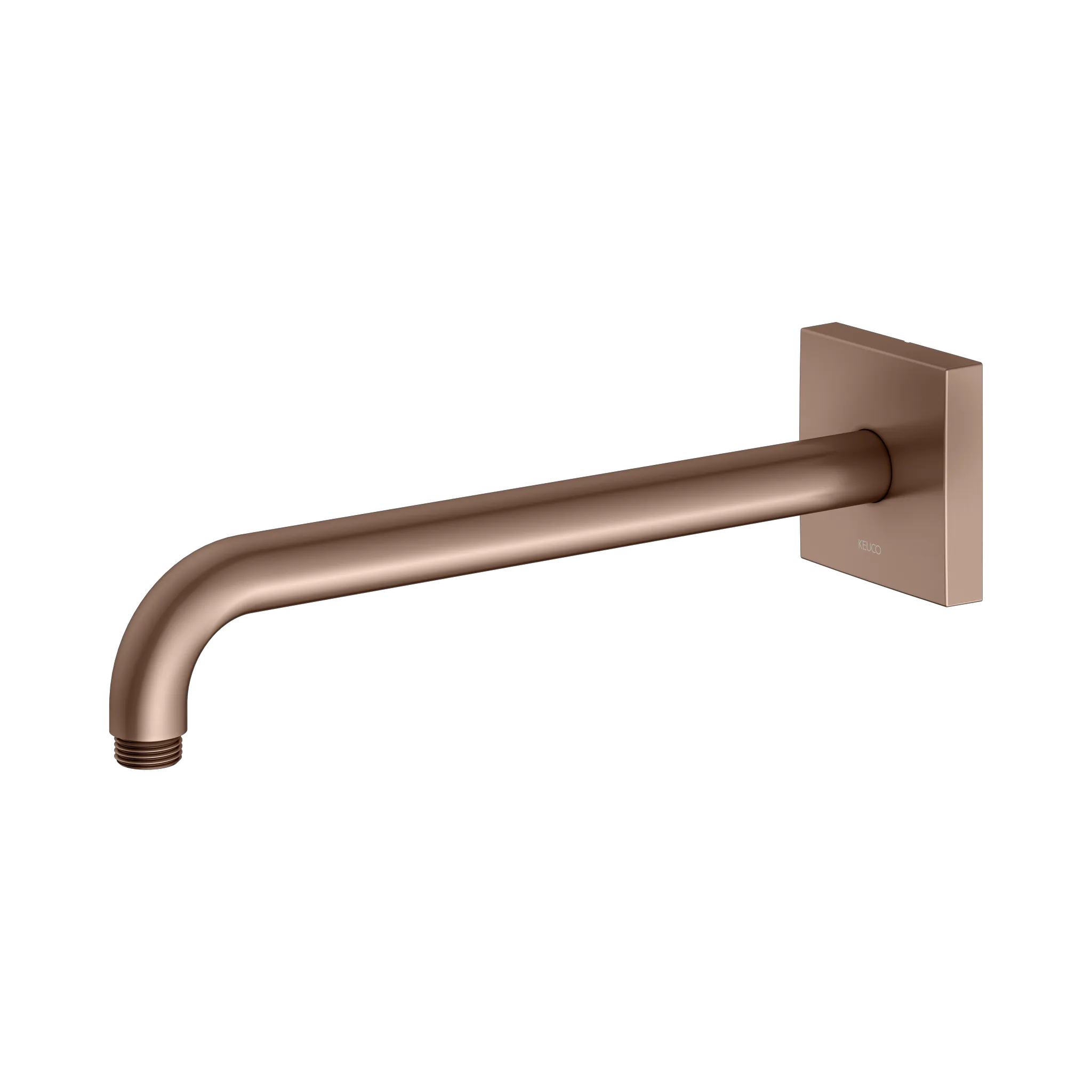 Brausen und Brausezubehör Brausearm Wandanschluss Ausladung 300 mm Rotgold gebürstet Brausen und Brausezubehör Brausearm Wandanschluss Ausladung 300 mm Rotgold gebürstet