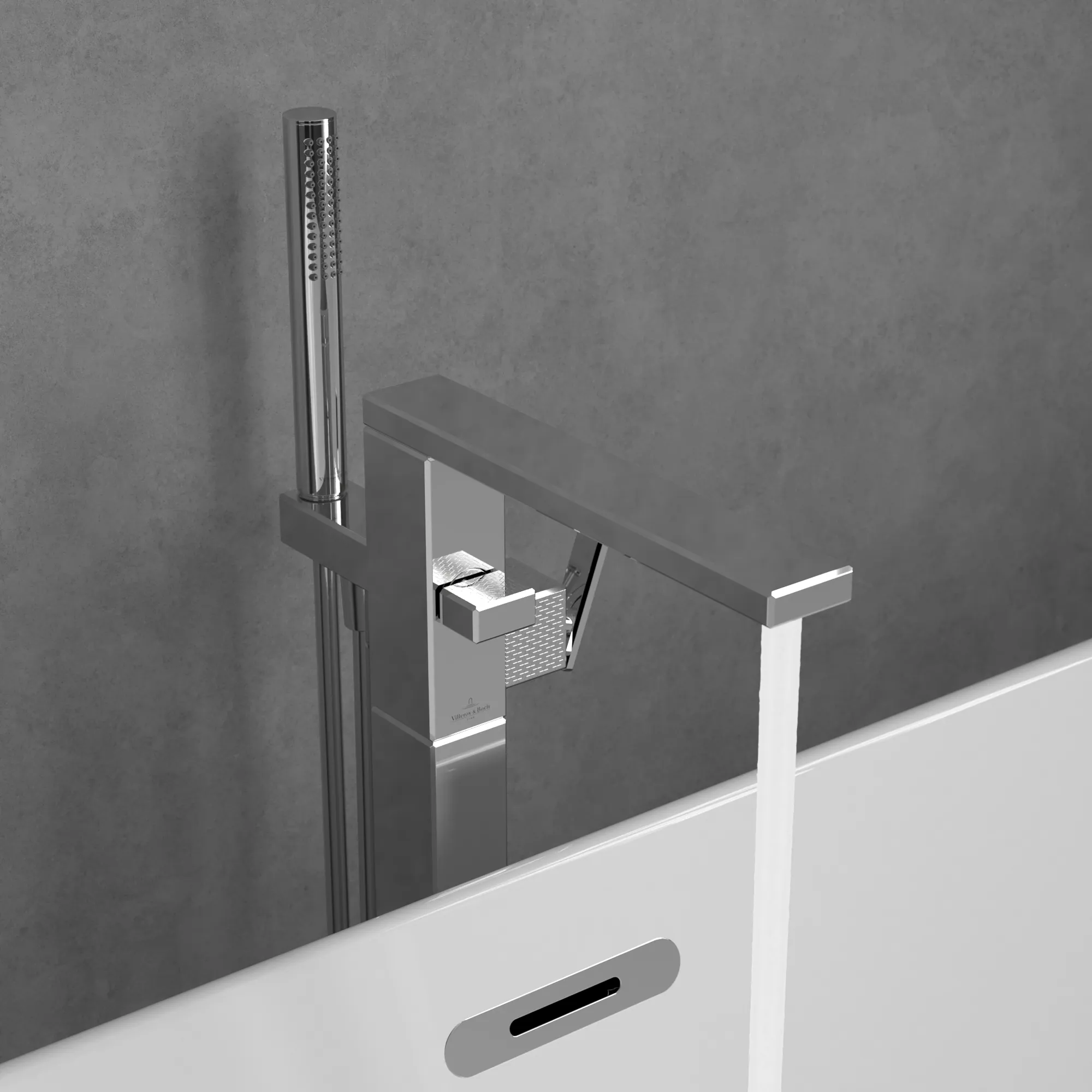 Einhand-Wannenarmatur „Mettlach“ Ausladung 237 mm in Chrom Einhand-Wannenarmatur „Mettlach“ Ausladung 237 mm in Chrom