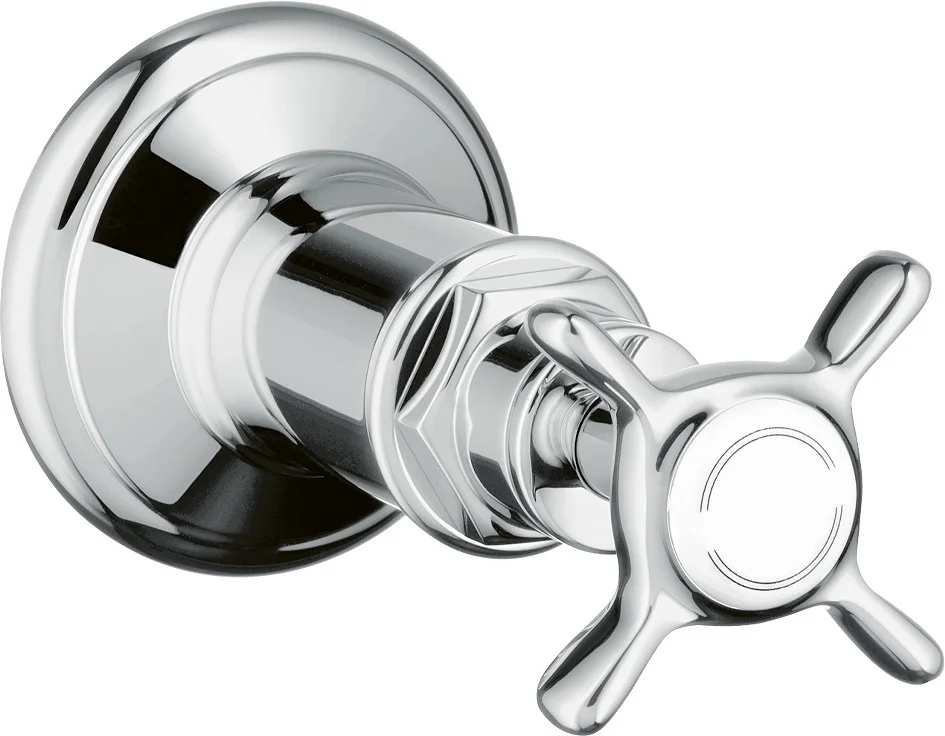 Hansgrohe AXOR Montreux Absperrventil Unterputz, Chrom, Anschluss DN15/DN20, Geräuschgruppe II