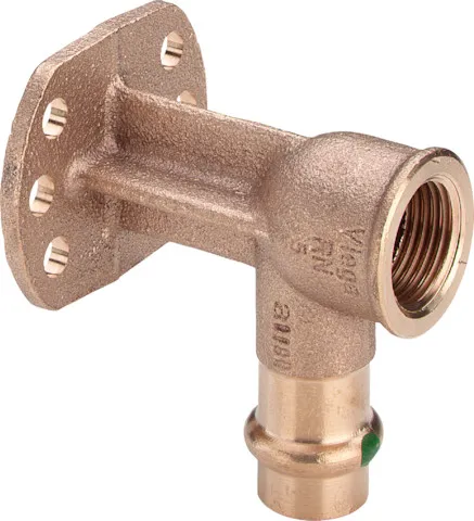 Viega Installationsmaterial „Sanpress“ in 15 mm × Rp1 / 2 Rotguss  Viega Installationsmaterial „Sanpress“ in 15 mm × Rp1 / 2 Rotguss