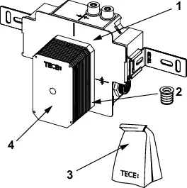 TECEbox Urinalspülergehäuse U 2 TECEbox Urinalspülergehäuse U 2