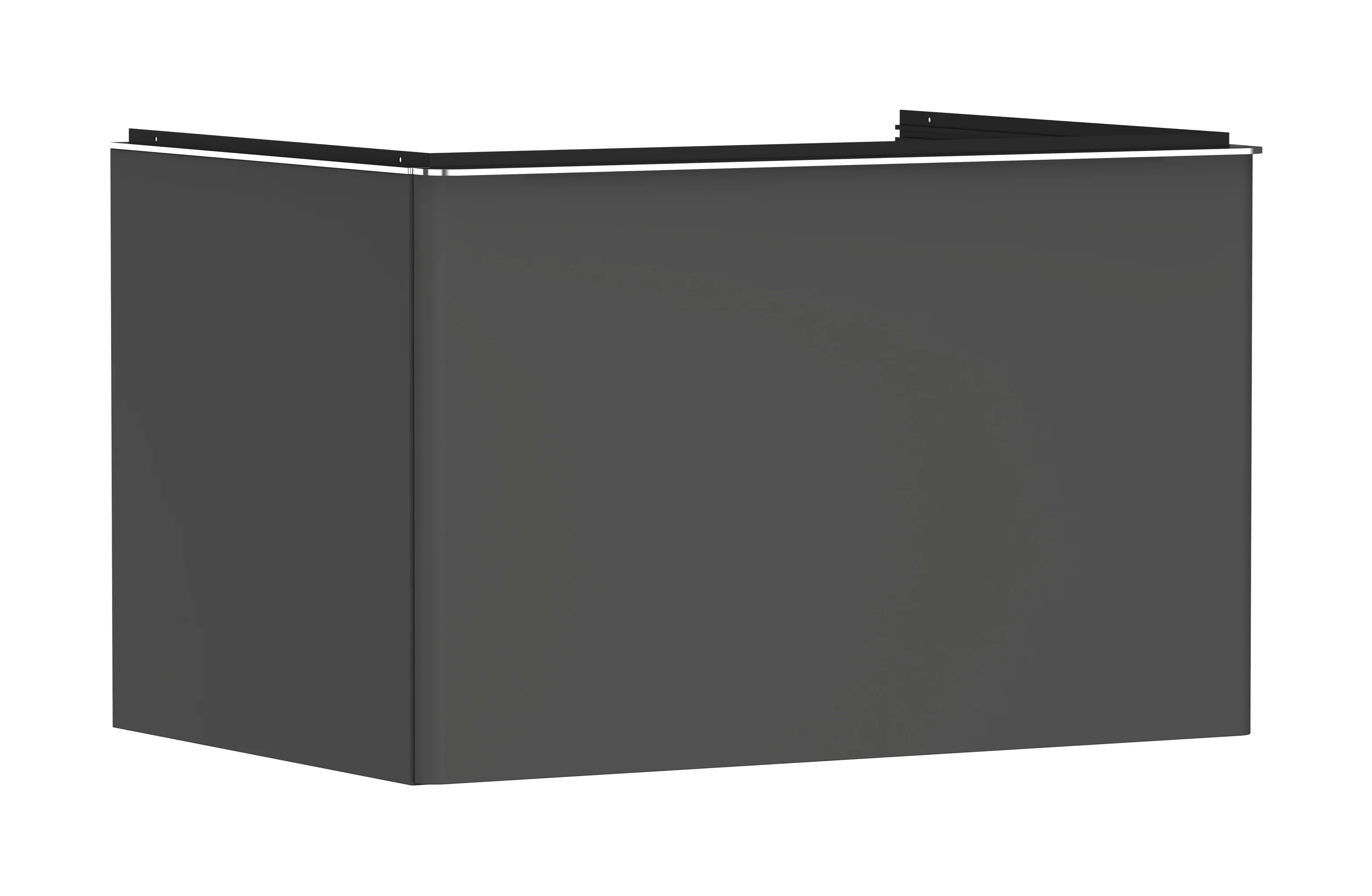 Hansgrohe Xelu Q Waschtischunterschrank Diamantgrau Matt, 780 x 540 mm, 1 Schubkasten, verchromte Griffe, SoftClose, Wandmontage Hansgrohe Xelu Q Waschtischunterschrank Diamantgrau Matt, 780 x 540 mm, 1 Schubkasten, verchromte Griffe, SoftClose, Wandmontage