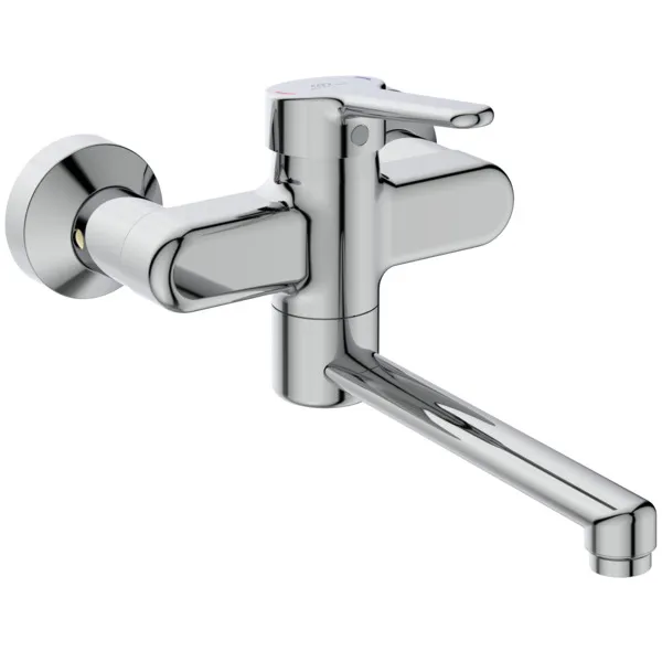 Ideal Standard Wand-Waschtischarmatur Ceraplus 5l/min. Ausladung 200mm absp.S-Anschlüsse Chrom Ideal Standard Wand-Waschtischarmatur Ceraplus 5l/min. Ausladung 200mm absp.S-Anschlüsse Chrom
