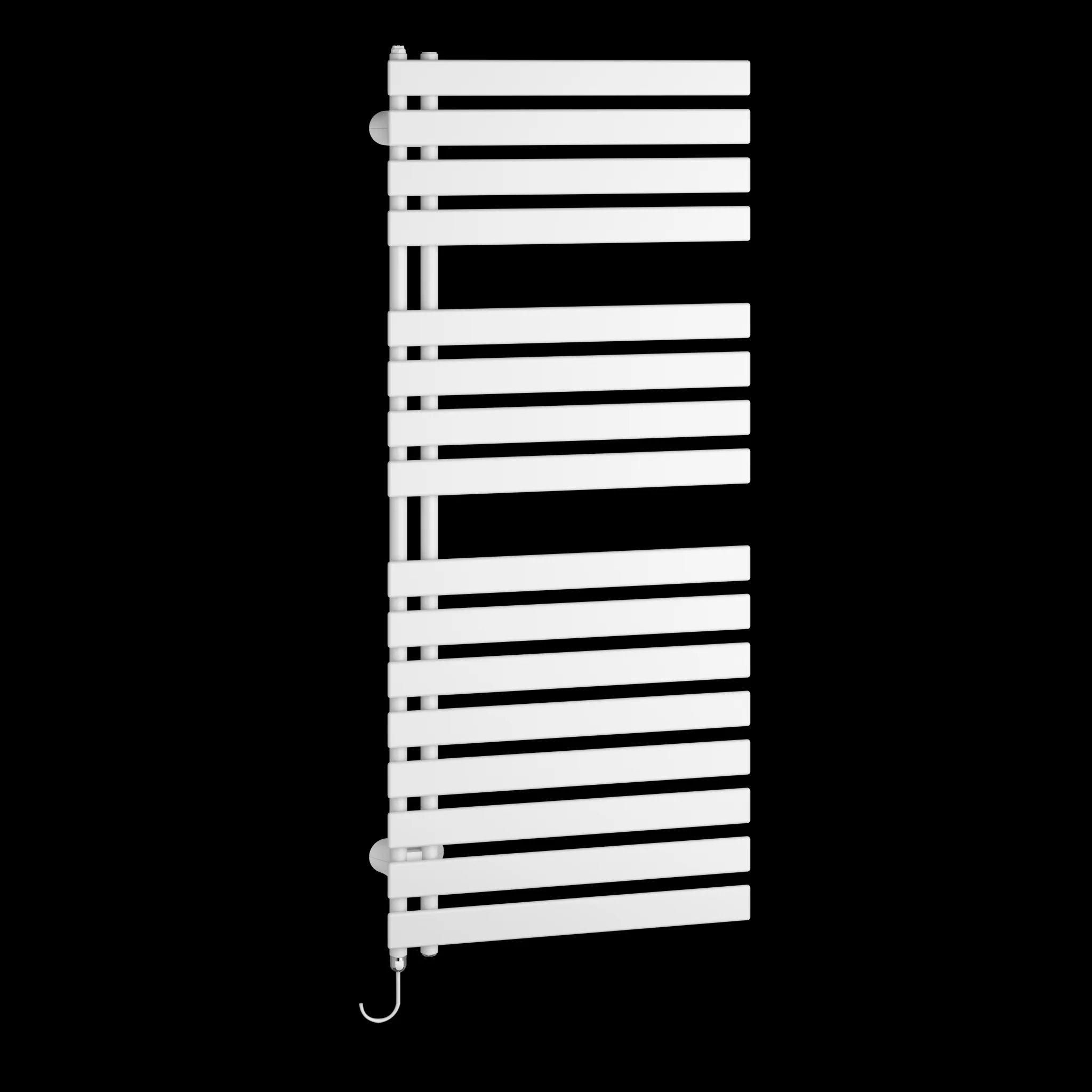 Kermi Design-Elektroheizkörper „Credo® Half® flat-E“ 45 × 103,9 cm in Weiß