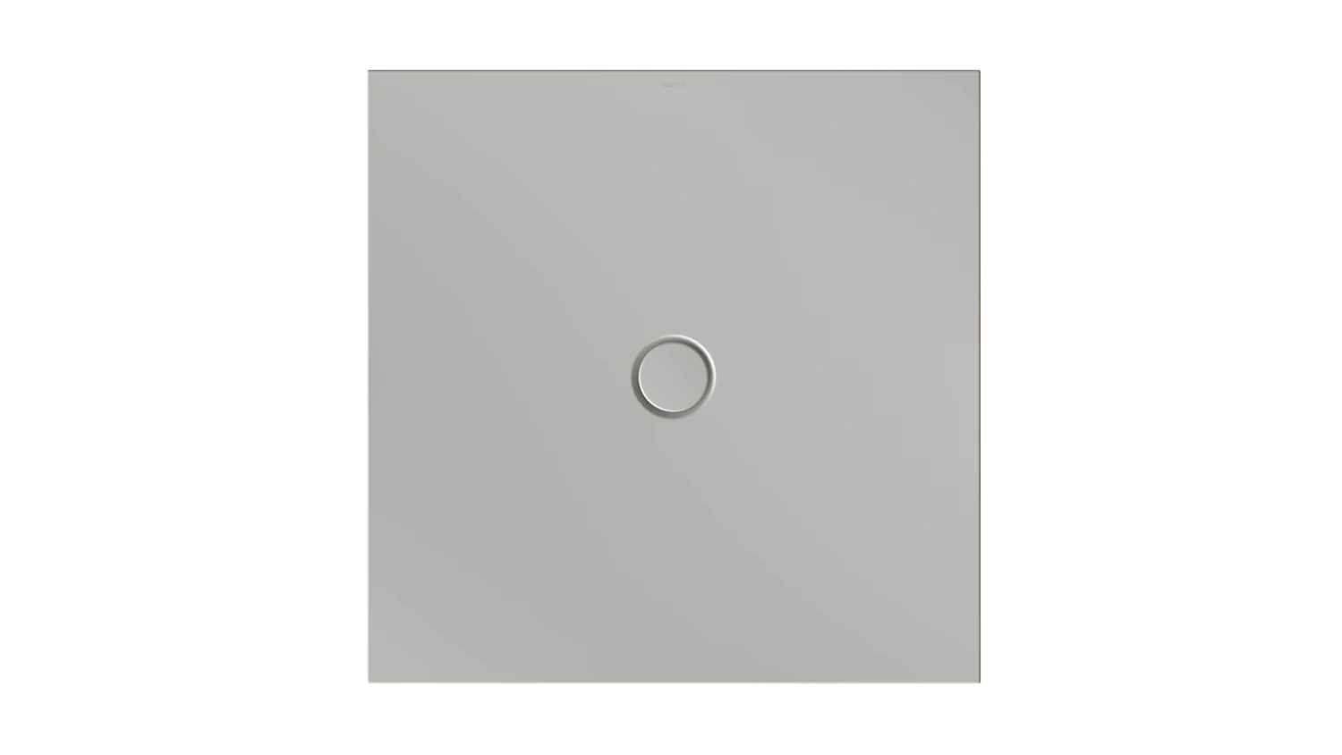 Bette quadrat Duschwanne „BetteFloor“ 1000 × 1000 mm ohne Oberflächenbeschichtung, ohne Oberflächenveredelung, ohne Wannenträger, in Flanell