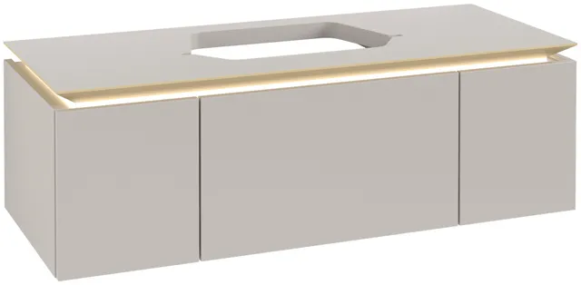 Villeroy & Boch Waschtischunterschrank „Legato“ für Schrankwaschtisch 120 × 38 × 50 cm mittig