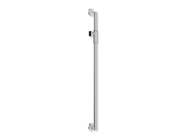 Brausehalterstange, Edelstahl, verchromt, Achsmaß 1100 mm, D: 32 mm, mit magnetischem Brausehalter