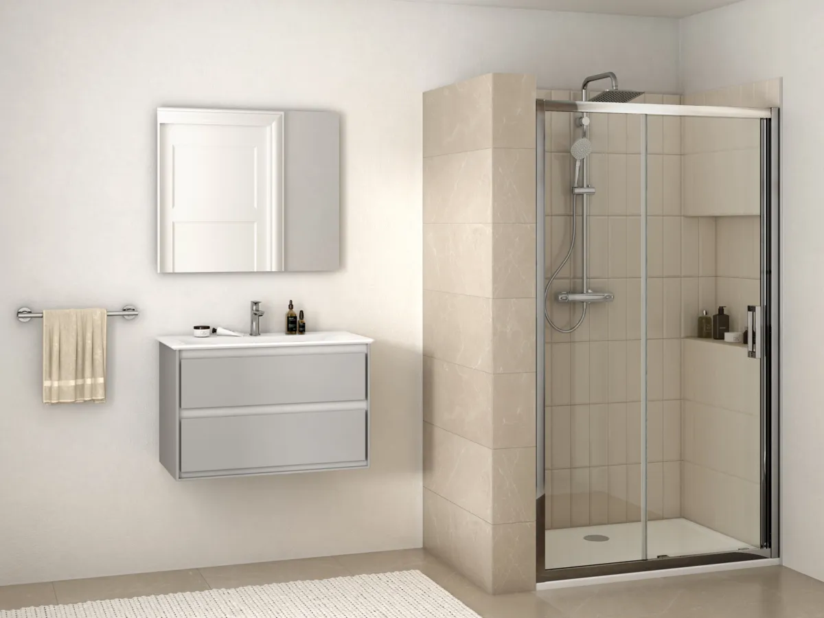 Waschtischarmatur Connect Air, Slim, 5l/min, ohne Ablaufgarnitur, Ausladung 107mm, Brushed Gold Waschtischarmatur Connect Air, Slim, 5l/min, ohne Ablaufgarnitur, Ausladung 107mm, Brushed Gold