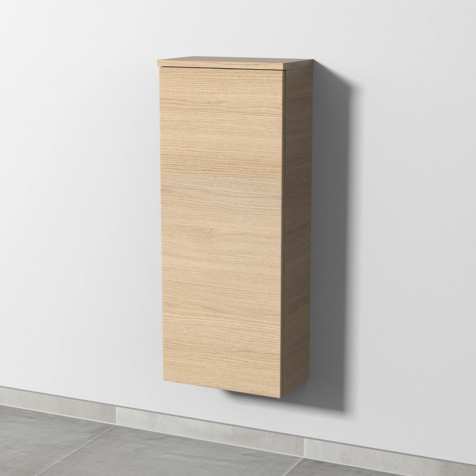 Sanipa Mittelschrank „3way“ 350 × 850 × 199 mm Anschlag links, in Eiche Nordic, Anschlag links
