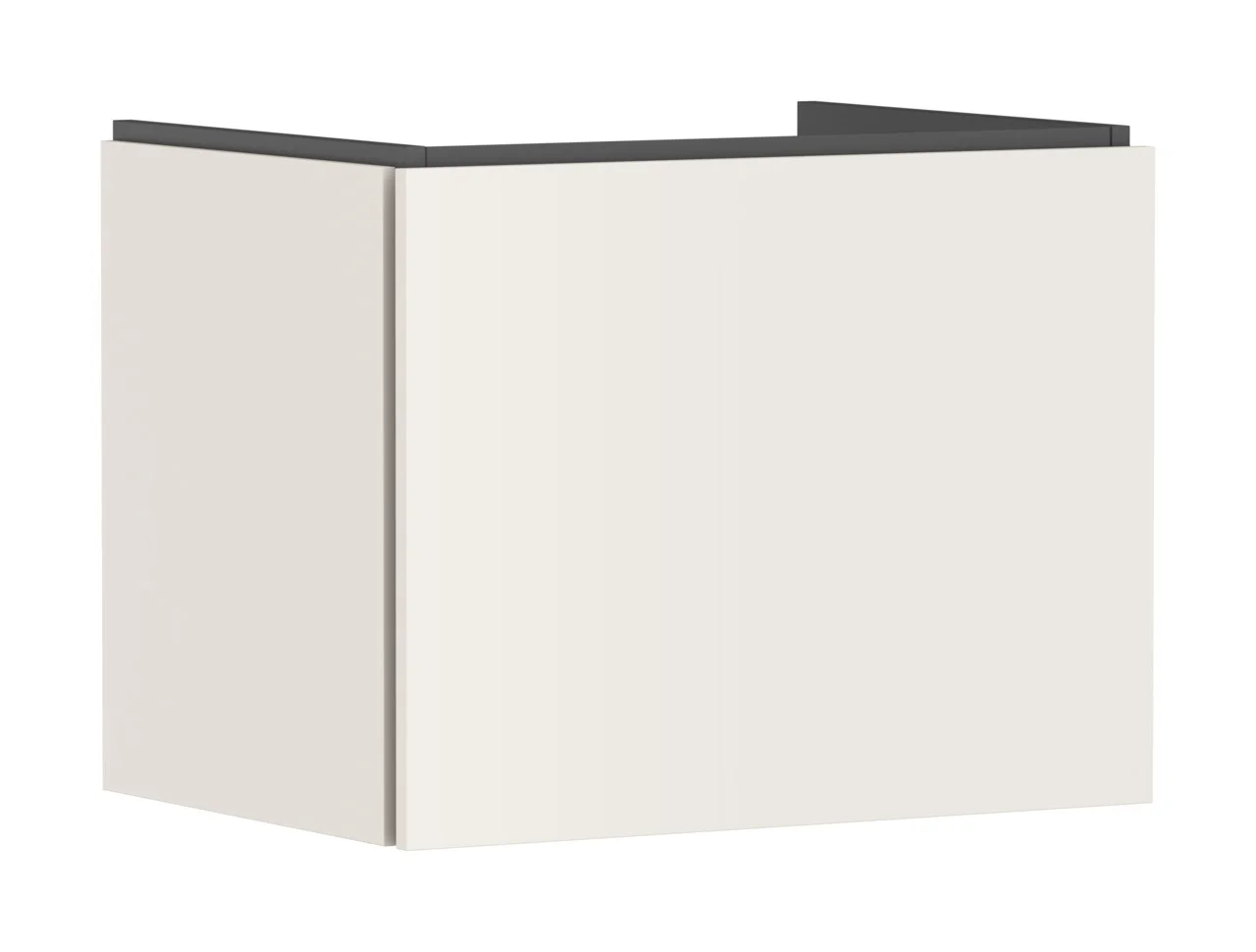 Hansgrohe Waschtischunterschrank Xilesa E Sandbeige Matt 630x470 mm mit 1 Schubkasten, Vollauszug, SoftClose, vormontiert