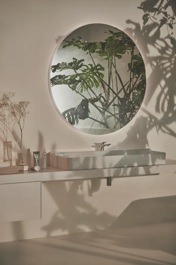 Waschbecken „Conca“ 120 × 45 × 14,5 cm, Hahnlochposition mittig in Weiß Waschbecken „Conca“ 120 × 45 × 14,5 cm, Hahnlochposition mittig in Weiß